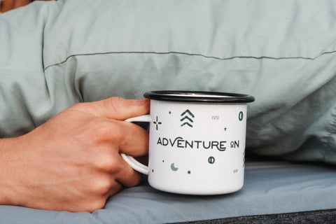 Adventure On Camp Mug- Forest Green
