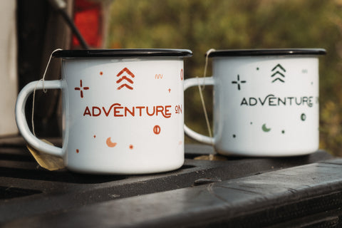 Adventure On Camp Mug- Desert Brown