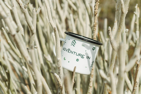Adventure On Camp Mug- Forest Green
