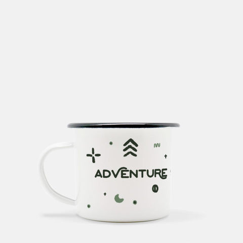 Adventure On Camp Mug- Forest Green
